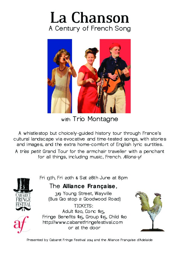 La Chanson flier